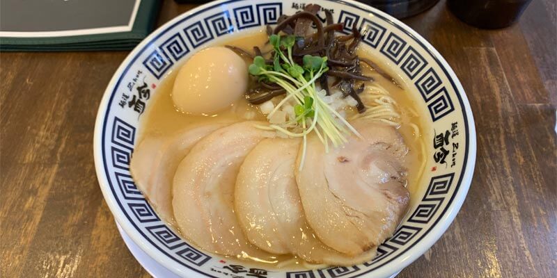 『麺道而今（じこん） 茨木店』の魚介系ラーメンが旨い！