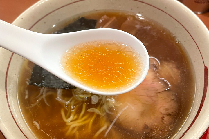 麺屋えぐちの中華そばスープ