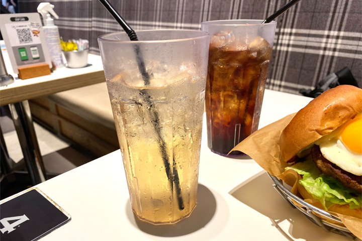 J.S.BURGERS CAFEのドリンク