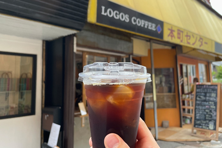 LOGOS COFFEEのアイスコーヒー