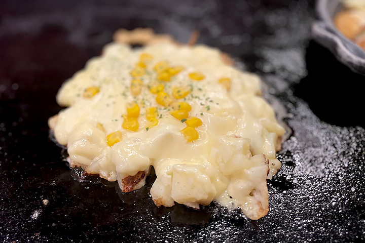 お好み焼きはここやねん 阪急茨木駅前店のじゃがチーズ