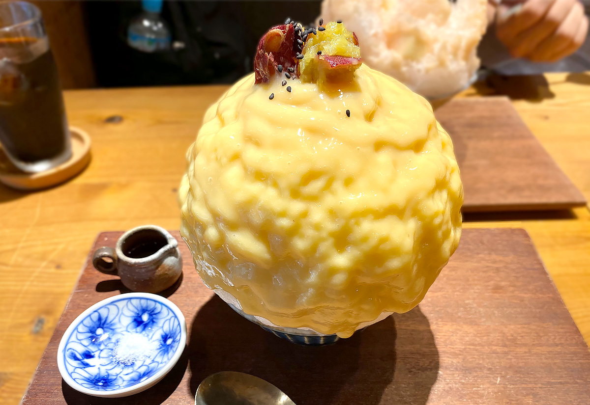 茨木市『氷とお芋の専門店らんらん』予約必須の大人気店！蜜たっぷり上品なかき氷が味わえます